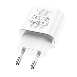 Зарядний пристрій Borofone BN3 Type-C PD 20W білий - мініатюра 5