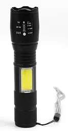 Ручний LED ліхтар акумуляторний ліхтарик та бічна COB лампа USB зарядка Bailong BL-Т6-29 5385 - мініатюра 3