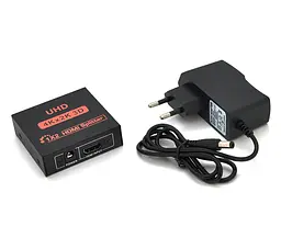 Активный HDMI сплитер 1x2 Voltronic YTSHDMI Splitter 4К, 3D - мініатюра 1