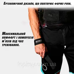 Спортивні Лямки для Тяги BraveU з неопреновою підкладкою та антиковзним шаром, спортивні ремені для штанги, залу, фітнесу - мініатюра 5