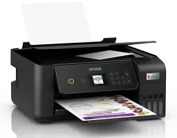 БФП струменевий кольоровий A4 Epson L3260, Black, WiFi, 5760х1440 dpi, до 33/15 стор/хв, РК-екран 3.7 см, USB, вбудоване СБПЧ, чорнило Epson 103 (C11CJ66409) - мініатюра 2