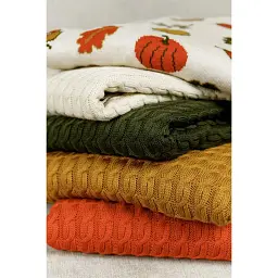 Плед Прованс Happy Fall Kosa 130х170 см оливковий (29449) - мініатюра 6