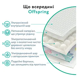 Підгузки Offspring Трусики Fun Figures розмір L 9-14 кг 36 шт (DP-OI-FAP-L36P-FFG) - мініатюра 9