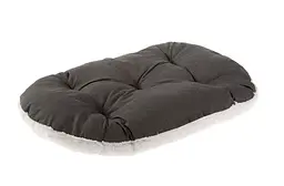 Подушка для собак і котів Ferplast Relax F 89/10 зі штучним хутром сіра 85×55 см 82089097