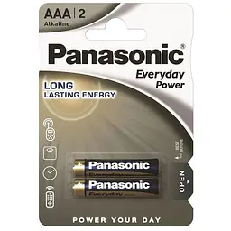 Батарейка Panasonic AAA LR03 Everyday Power * 2 (LR03REE/2BR)