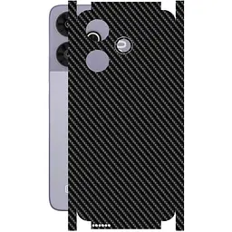 Захисна плівка StatusSKIN для Xiaomi Poco M6 Plus Корпус Вініл Карбон чорний