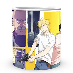 Кухоль GeekLand Banana Fish Бананова Риба Еш Ейджі BF 02.02 330 мл білий - мініатюра 2