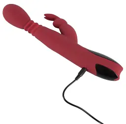 Вібратор You2Toys-кролик Rechargeable Massager For Her Rabbit Vibrator 26.5 см червоний - мініатюра 6