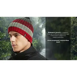 Шапка водонепроникна DexShell Beanie Gradient червона - мініатюра 4