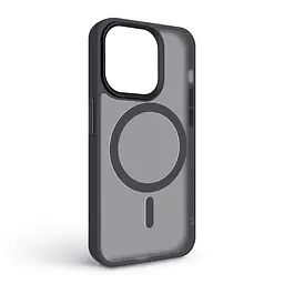 Чехол для Apple iPhone 13 Pro, Uniq MagCase, черный, противоударный, панель-накладка с MagSafe, ударопрочный TPU+PC, с магнитом MagSafe, поддержка полноценной беспроводной зарядки, ArmorStandart (ARM75272) - мініатюра 2
