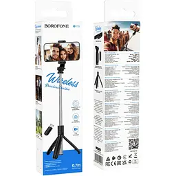 Штатив-монопод Borofone BY13 Nube Live Broadcast Holder Black [136809] - мініатюра 7