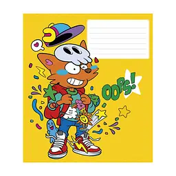 Зошит Школярик Oops 12 аркушів лінія (012-3261L), в асортименті - мініатюра 4