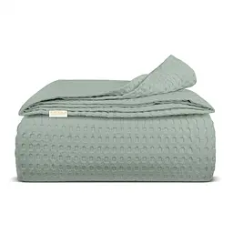 Плед-покривало Cosas Waffle Weave Agave 160х230 см (Blanket_56Agave_WaffleWeave_160x230)