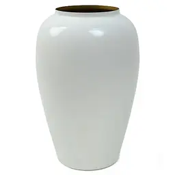 Ваза MBM HOME Елізіум залізна білий - золотий 230х230х350 мм (VB-04 WHITE/GOLD)