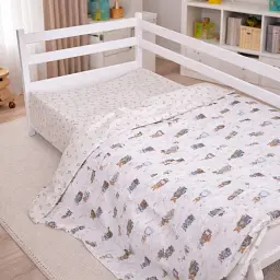 Дитяча постільна білизна JUNIOR Poplin Line Kids Animals (2200012796863) - мініатюра 6