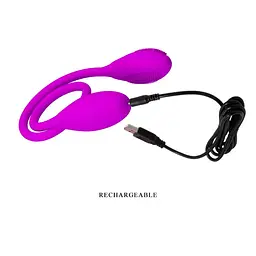 Вібратор Pretty Love Snaky Vibe 60 см фіолетовий - мініатюра 7