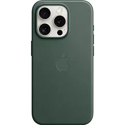 Чохол Apple FineWoven Case with MagSafe для iPhone 15 Pro Evergreen (MT4U3ZM/A) [92958]