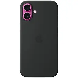 Силіконовий чохол CasePro Silicone Case with MagSafe Black для iPhone 16 Plus - мініатюра 4