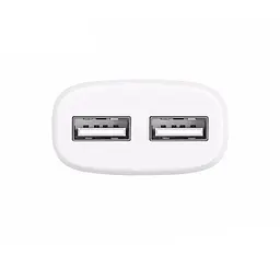 Мережевий зарядний пристрій Hoco 2USB C12 2.4A White - мініатюра 2