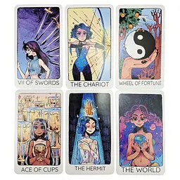 Карти Таро Tarot Deck Брітс Третє Око Britts third eye 78 штук в комплекті 10 см - мініатюра 5