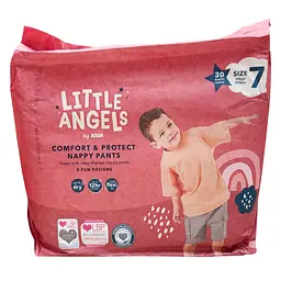 Підгузки-трусики Little Angels Comfort & Protect 7 (17+ кг), 30 шт