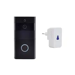 Дверний WiFi дзвінок 2Mp Light Vision VLC-01IVP Black з ІЧ-датчиком руху (75-00078) - мініатюра 2