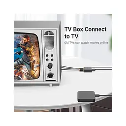 Конвертор HDMI to RCA Metal Type black Vention (AEEB0) - мініатюра 2