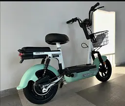 Електроскутер двомісний Crosser Mini+Pas-система зелений - мініатюра 4