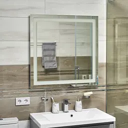 Дзеркало Unio MRR-01 SQR-AA 800 x 800 mm LED FL 000026927 - мініатюра 2