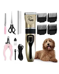 Набір для грумінгу SN-230 Pet Grooming Hair Clipper Kit тример для тварин машинка для стрижки собак та котів - мініатюра 4