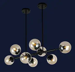 Люстра молекула Levistella 7528421-8 BK+BR - мініатюра 2