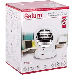 Тепловентилятор Saturn ST-HT1245K White [147248] - мініатюра 4