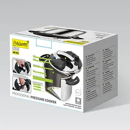 Каструля-скороварка Maestro MR-2901 6 л 22 см срібляста - мініатюра 5
