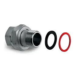 Згін американка прямий Koer KR.343 - 1/2" (плоска прокладка) KR4766