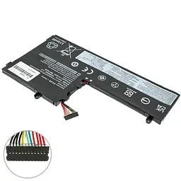 Батарея для ноутбука Lenovo L17C3PG2 LONG CABLE 80mm (Legion: Y530-15ICH Y530-15ICHg) 11.55V 4965mAh 57Wh Чорний