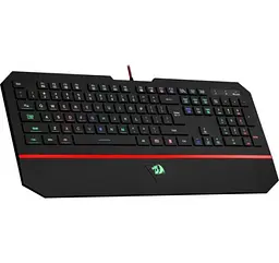 Ігрова клавіатура Redragon Karura2 UKR RGB-підсвічування + підставка + мембрана - мініатюра 4