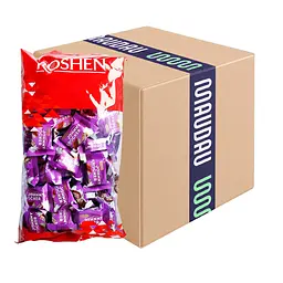 Уцінка. Цукерки вафельні Roshen Johnny Krocker Milk 1 кг