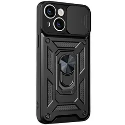 Чохол Ummi Camshield Serge Ring для Apple iPhone 14 (6.1) Чорний / Black