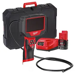 Камера цифрова акумуляторна MILWAUKEE, M12 360IC12-201C, 1м (зарядний пристрій С12 С, 1 акумулятор 2А·год, кейс)