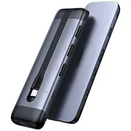 Конвертер адаптер Ugreen CM285 Usb-C Hub to 3 Usb 3.0 + HDMI хаб перетворювач