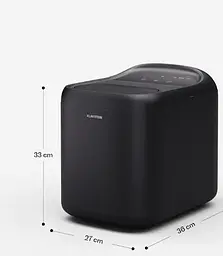 Льодогенератор побутовий для дому KLARSTEIN SparkIce 10046204 машина для приготування кубиків льоду Сірий (10046204) Б/в - мініатюра 4