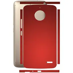 Защитная пленка StatusSKIN для Motorola Moto E4 xt1762 Корпус Винил красная матовая