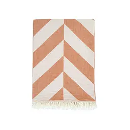 Плед-накидка Barine - Fishbone Throw Orange 130x180 - мініатюра 2