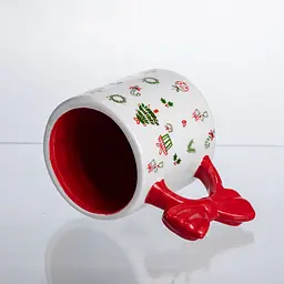 Новорічна порцелянова чашка для чаю та кави 400 мл Merry Christmas Yiwu CR-1-18 - мініатюра 4
