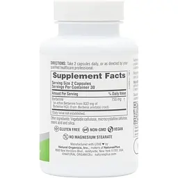 Берберин Nature's Plus Berberine 750 мг 60 таблеток - мініатюра 2