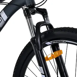 Велосипед MTB2903-5, 29 дюймів, алюм.рама 19 Shimano 21SP сіро-чорний - мініатюра 4