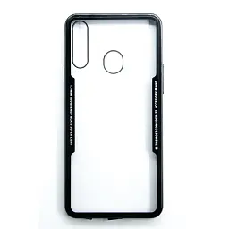 Чохол до мобільного телефона Dengos TPU для Samsung Galaxy A20s (black frame) (DG-TPU-TRP-26) - мініатюра 1