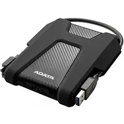 Зовнішній жорсткий диск Adata DashDrive HD680 2.5" 1TB USB 3.1 Black (AHD680-1TU31-CBK) - мініатюра 3