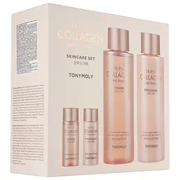 Набір засобів для догляду за шкірою обличчя Tony Moly Triple Collagen Total Tension Set - мініатюра 3