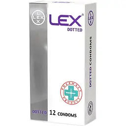 Презервативи Lex Dotted з крапковою структурою 12 шт.